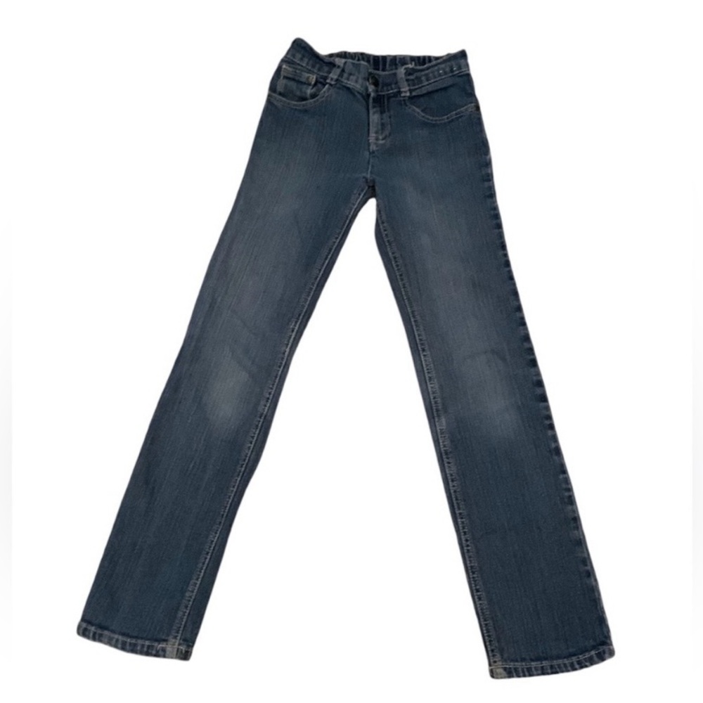 Gymboree Heart Pocket Blue Jeans Size 10 Adjustable Waist. J - Picture 3 of 9